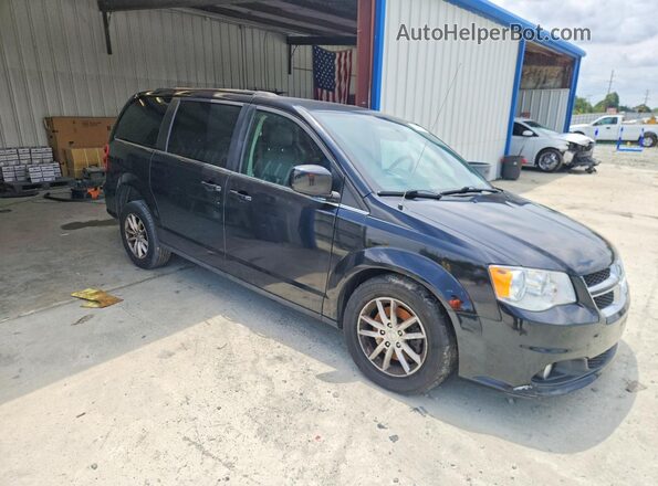 2C4RDGCG7JR203391 2018 DODGE GRAND Black Przód prawy