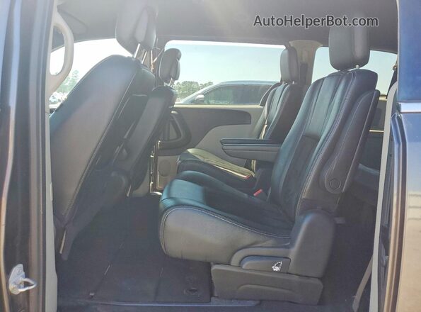 2C4RDGCG7JR206582 2018 DODGE GRAND Gray უკანა სალონის ხედი