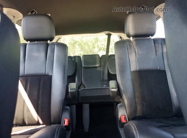 2C4RDGCG7JR206582 2018 DODGE GRAND Gray უკანა სავარძლების ხედი