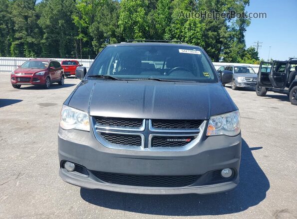2C4RDGCG7JR206582 2018 DODGE GRAND Gray წინა ხედი