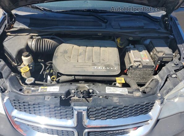 2C4RDGCG7JR206582 2018 DODGE GRAND Gray ძრავის განყოფილების ხედი