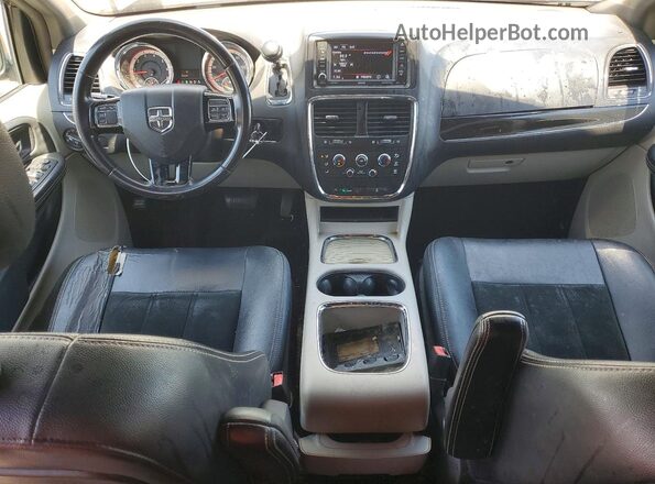 2C4RDGCG7JR209191 2018 DODGE GRAND Black Widok deski rozdzielczej