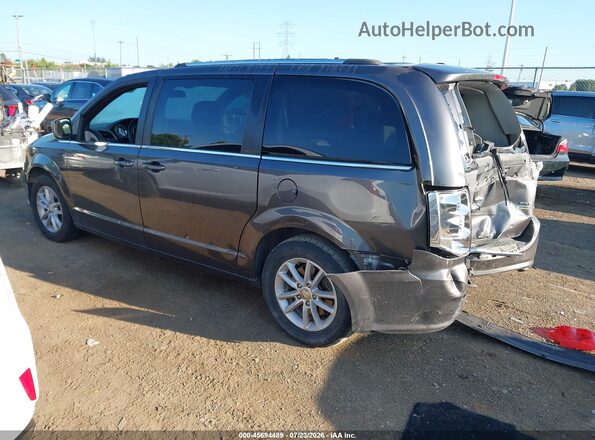 2C4RDGCG7JR223012 2018 DODGE GRAND CARAVAN Gray Trasero izquierdo