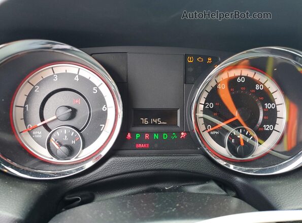 2C4RDGCG7JR249710 2018 DODGE GRAND Серый Вид щитка приборов
