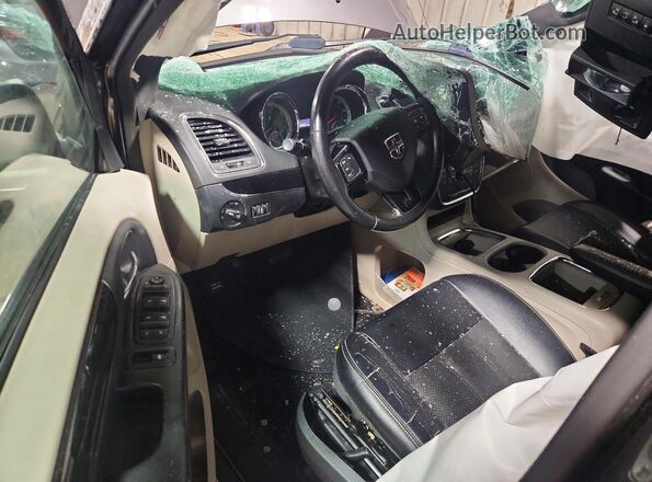 2C4RDGCG7JR258536 2018 DODGE GRAND Gray Dashboard view