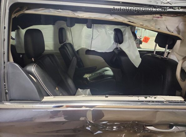 2C4RDGCG7JR258536 2018 DODGE GRAND Gray Rear interior view