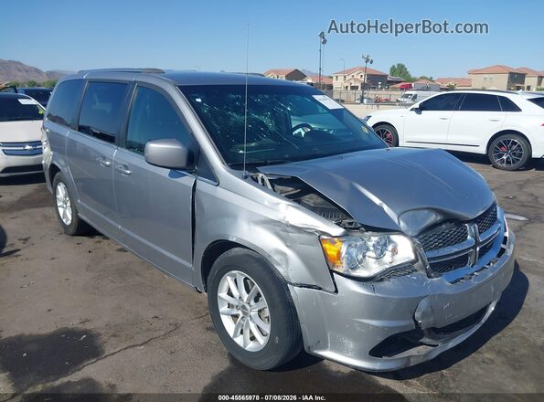 2C4RDGCG7JR265308 2018 DODGE GRAND CARAVAN Silver Front view