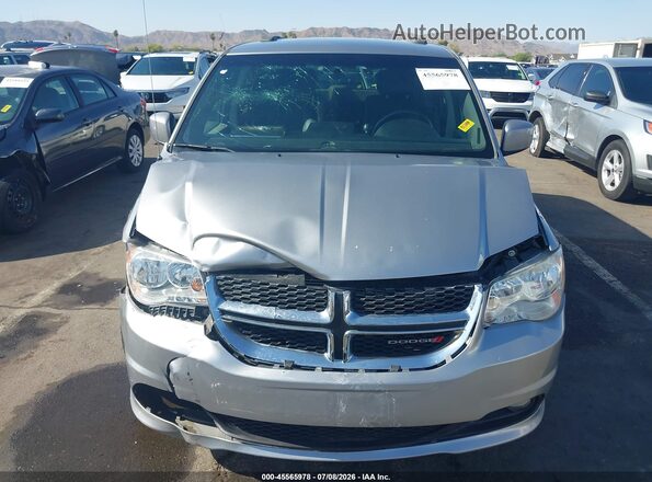 2C4RDGCG7JR265308 2018 DODGE GRAND CARAVAN Silver Instrument cluster view