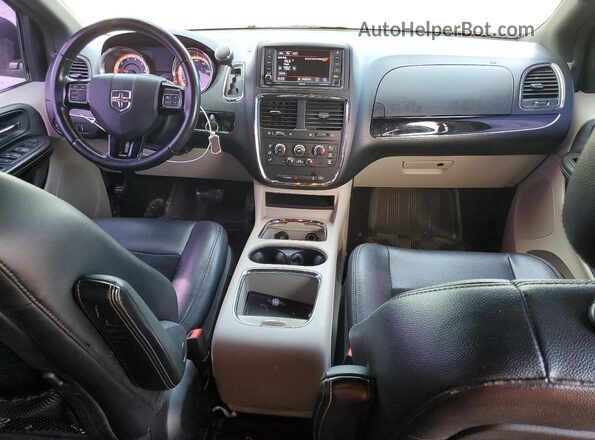 2C4RDGCG7JR361228 2018 DODGE GRAND Charcoal Առջևի վահանակի տեսք