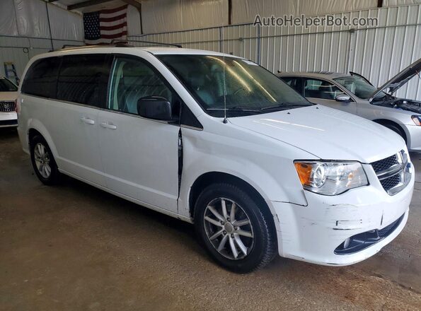 2C4RDGCG7KR595693 2019 DODGE GRAND Белый Передняя правая четверть