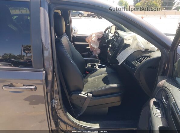2C4RDGCG7KR615134 2019 DODGE GRAND CARAVAN Gray წინა სალონის ხედი
