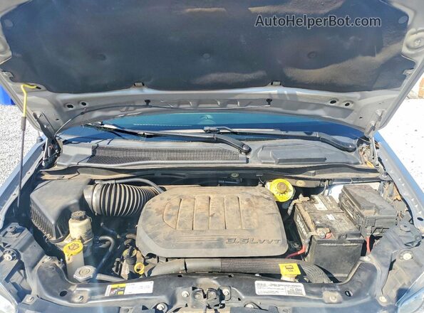 2C4RDGCG7KR772498 2019 DODGE GRAND Silver ძრავის განყოფილების ხედი
