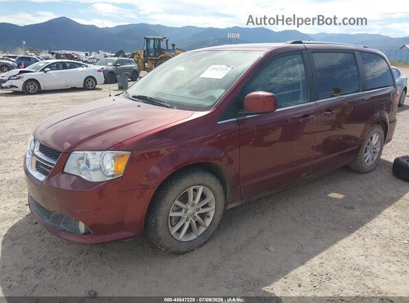 2C4RDGCG7KR776695 2019 DODGE GRAND CARAVAN Burgundy Передня ліва чверть