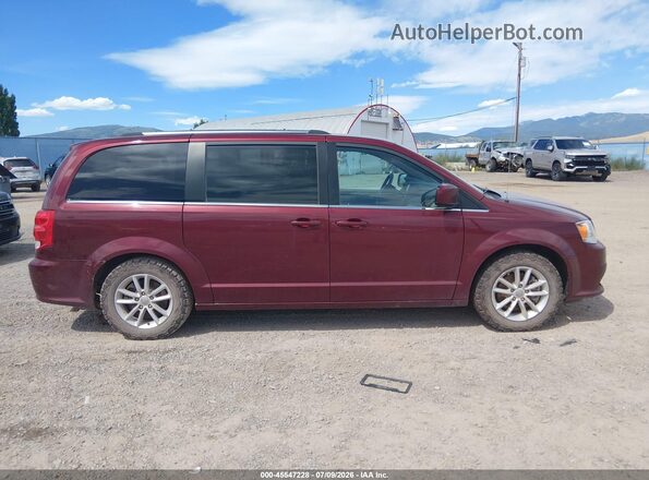 2C4RDGCG7KR776695 2019 DODGE GRAND CARAVAN Burgundy Вид задньої частини салону