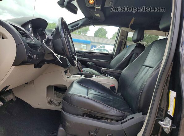 2C4RDGCG7KR798048 2019 DODGE GRAND Black Front interior view
