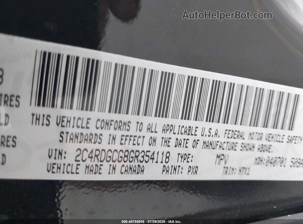 2C4RDGCG8GR354118 2016 DODGE GRAND CARAVAN Blue Widok komory silnika