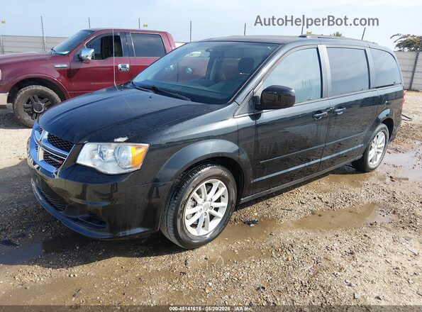 2C4RDGCG8GR355267 2016 DODGE GRAND CARAVAN Черный Передняя левая четверть