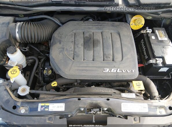 2C4RDGCG8GR355267 2016 DODGE GRAND CARAVAN Черный Вид сзади