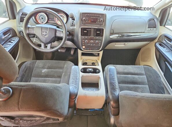 2C4RDGCG8GR388138 2016 DODGE GRAND Charcoal Առջևի վահանակի տեսք
