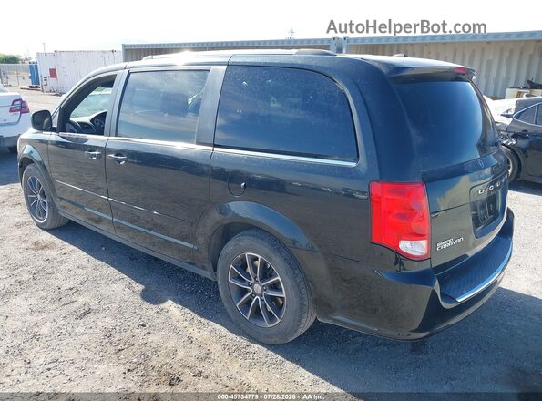 2C4RDGCG8HR604278 2017 DODGE GRAND CARAVAN Black Հետևի ձախ