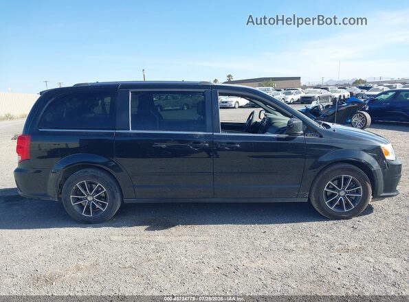 2C4RDGCG8HR604278 2017 DODGE GRAND CARAVAN Black Սալոնի հետևի տեսք
