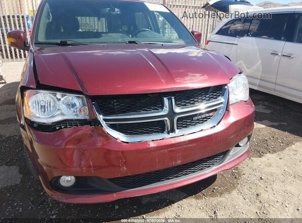2C4RDGCG8HR664593 2017 DODGE GRAND CARAVAN Maroon Front view