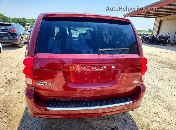 2C4RDGCG8HR724484 2017 DODGE GRAND Maroon Հետևի տեսք