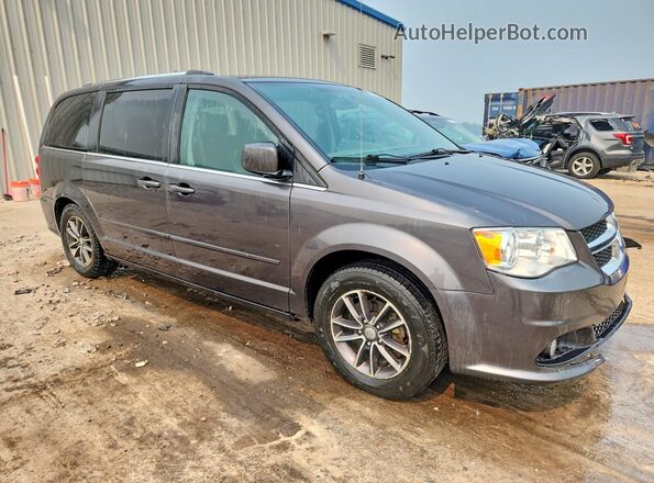 2C4RDGCG8HR745724 2017 DODGE GRAND Black Przód prawy