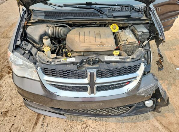 2C4RDGCG8HR745724 2017 DODGE GRAND Black Widok komory silnika