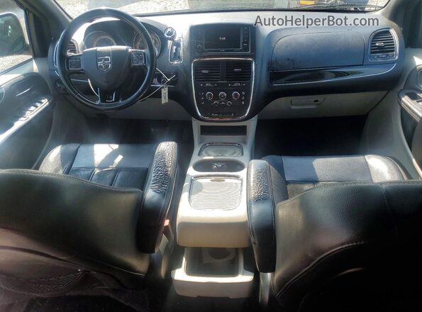 2C4RDGCG8HR800172 2017 DODGE GRAND Gray Widok deski rozdzielczej