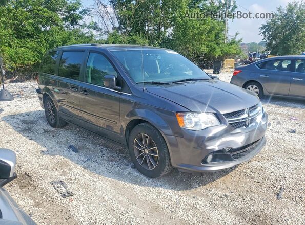 2C4RDGCG8HR800172 2017 DODGE GRAND Gray Przód prawy