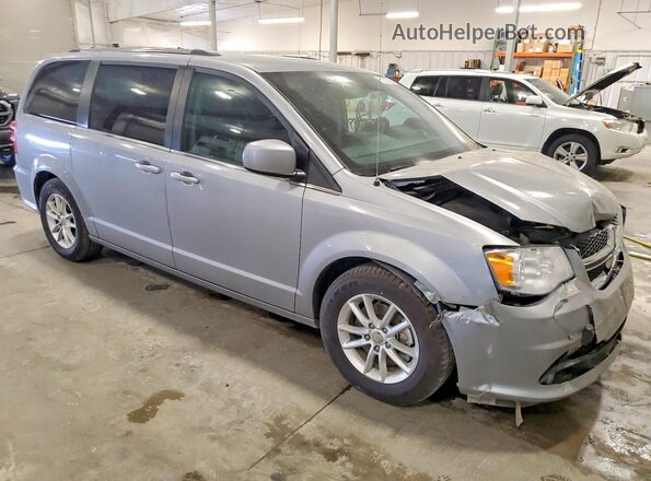 2C4RDGCG8JR302155 2018 DODGE GRAND Silver Przód prawy