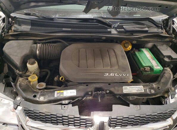 2C4RDGCG8JR302155 2018 DODGE GRAND Silver Widok komory silnika