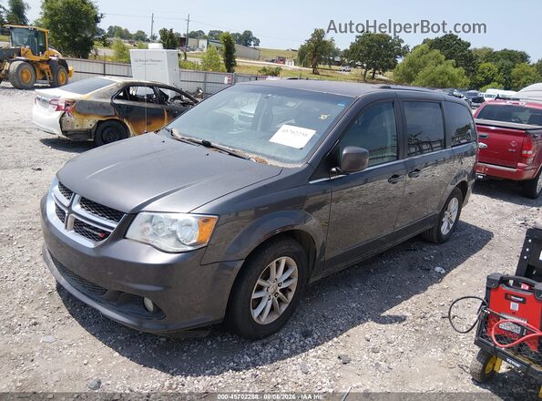 2C4RDGCG8JR328755 2018 DODGE GRAND CARAVAN Gray Առջևի ձախ երեք քառորդ տեսարան