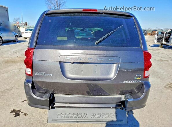 2C4RDGCG8KR529363 2019 DODGE GRAND Gray Вид ззаду