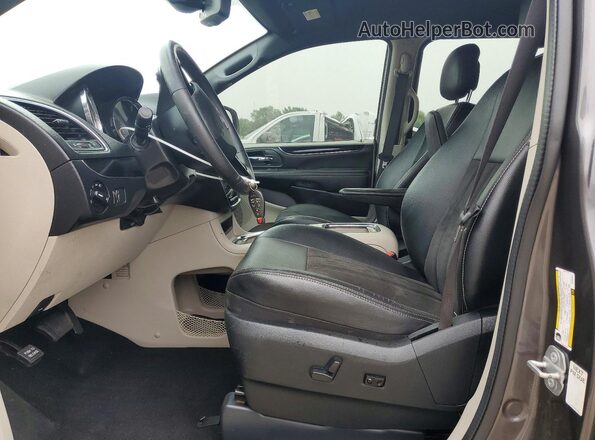 2C4RDGCG8KR660955 2019 DODGE GRAND Gray Front interior view
