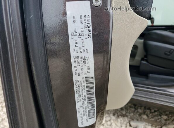 2C4RDGCG8KR660955 2019 DODGE GRAND Gray VIN sticker view