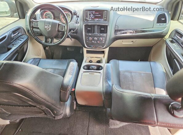 2C4RDGCG8KR800759 2019 DODGE GRAND Black Widok deski rozdzielczej