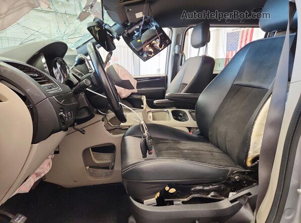 2C4RDGCG8LR153233 2020 DODGE GRAND Silver წინა სალონის ხედი