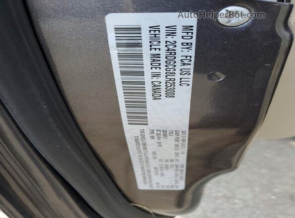 2C4RDGCG8LR253008 2020 DODGE GRAND Серый Вид наклейки с VIN-кодом