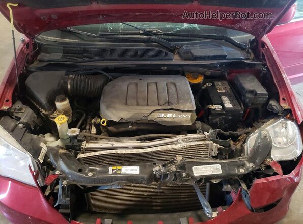 2C4RDGCG9GR117251 2016 DODGE GRAND Red Շարժիչի բաժամունքի տեսք