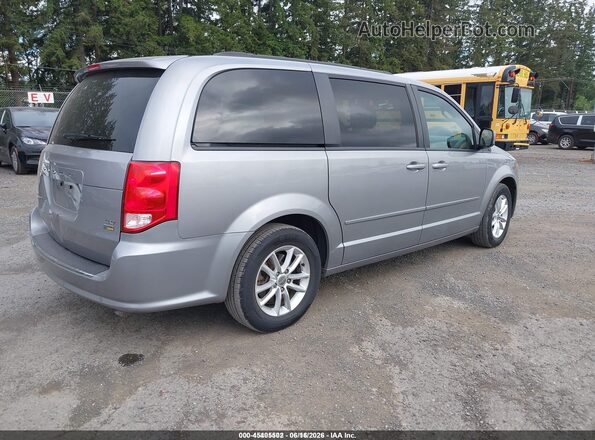 2C4RDGCG9GR374832 2016 DODGE GRAND CARAVAN Silver Задня права чверть