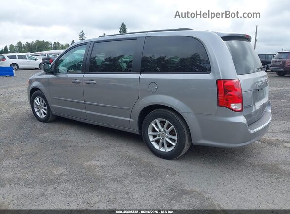 2C4RDGCG9GR374832 2016 DODGE GRAND CARAVAN Silver Задня ліва чверть