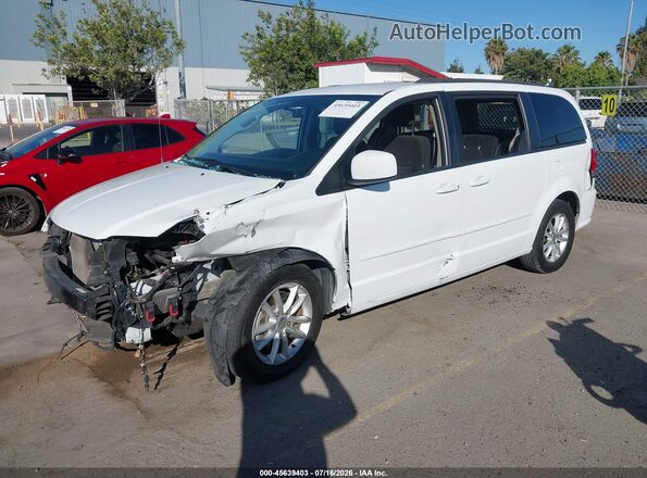 2C4RDGCG9GR375639 2016 DODGE GRAND CARAVAN White Передня ліва чверть
