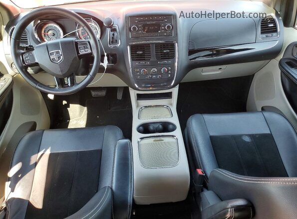 2C4RDGCG9HR557794 2017 DODGE GRAND Red წინა პანელის ხედი