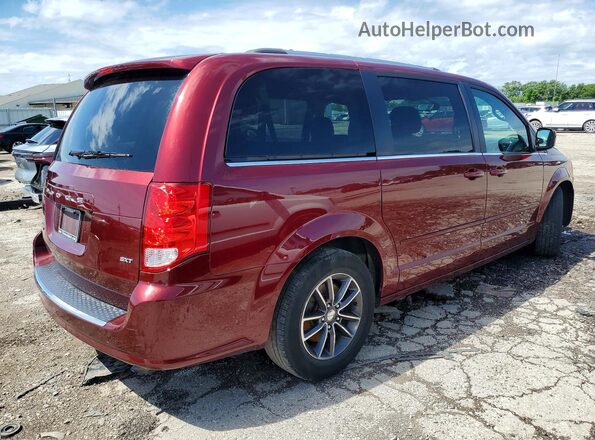 2C4RDGCG9HR557794 2017 DODGE GRAND Red უკანა მარჯვენა