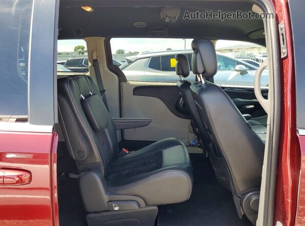 2C4RDGCG9HR557794 2017 DODGE GRAND Red უკანა სალონის ხედი