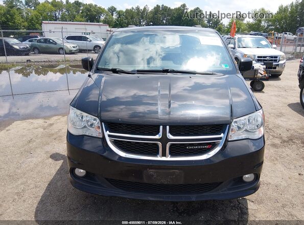2C4RDGCG9HR558413 2017 DODGE GRAND CARAVAN Black Դիմացի տեսք