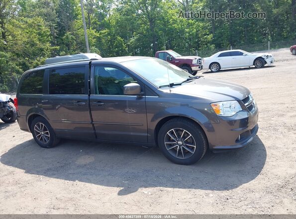 2C4RDGCG9HR573994 2017 DODGE GRAND CARAVAN Gray Widok wnętrza z tyłu