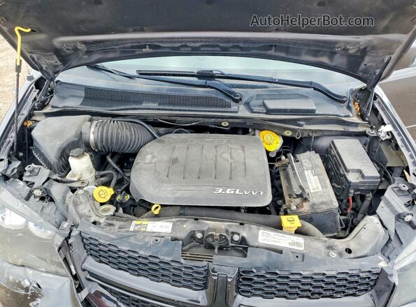 2C4RDGCG9HR639914 2017 DODGE GRAND Gray ძრავის განყოფილების ხედი
